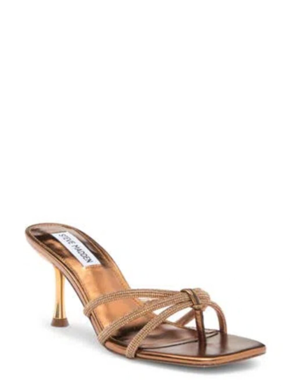 Steve Madden Jazzee Slide Sandal - Bronze